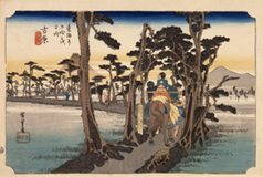 東海道五拾三次之内 吉原 左冨士画像