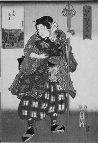 江戸名所百人美女の内　山王御宮