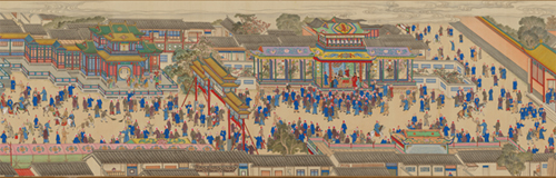 乾隆八旬万寿慶典図巻画像