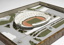 東京ｵﾘﾝﾋﾟｯｸ会場施設模型(国立競技場)画像