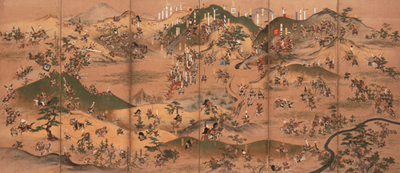 長久手合戦図屏風（浦野家旧蔵）画像
