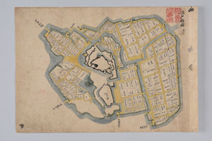江戸始図　松江歴史館蔵